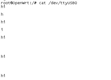 OpenWrt与Arduino的USB直接通信