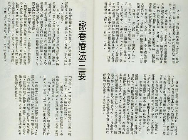 《叶问亲传116式永春木人桩法》中文简体印刷版